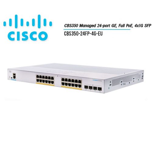 CBS350-24FP-4G Switch Cisco 24 Port PoE